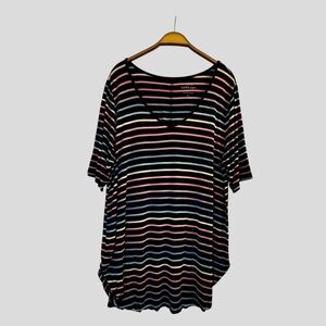 Torrid Women’s T-Shirt Rainbow Size 3X